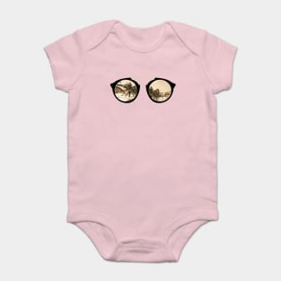 Sepia Sunglasses Baby Bodysuit